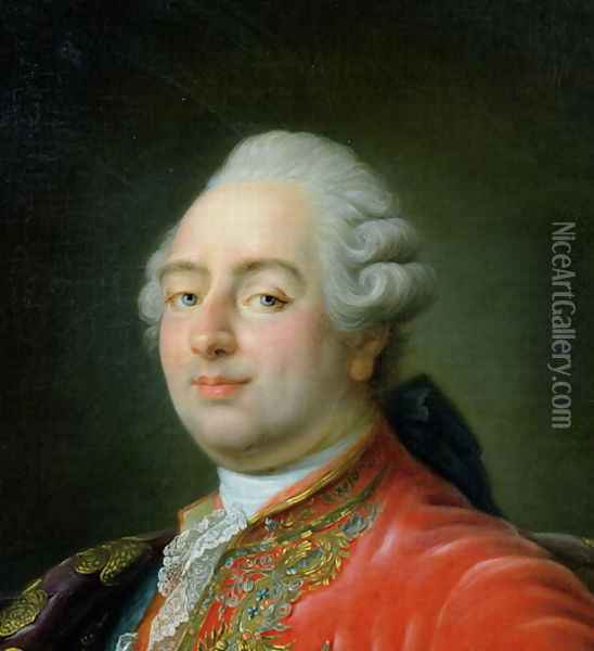 Louis XVI (1754-93) (detail) 1786 Oil Painting - Antoine-Francois Callet