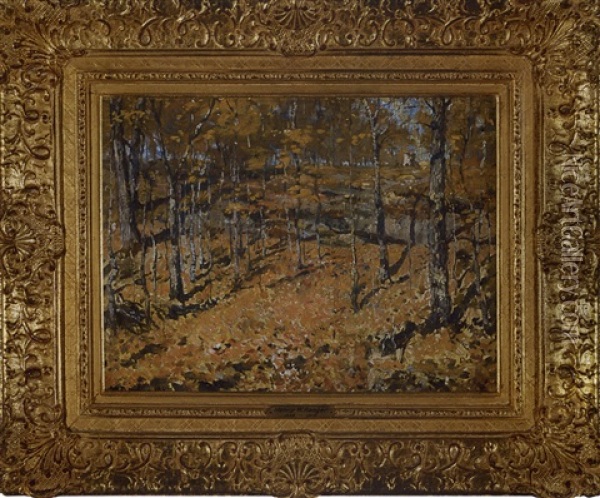 Autumn Woods Oil Painting - Henry Ward Ranger