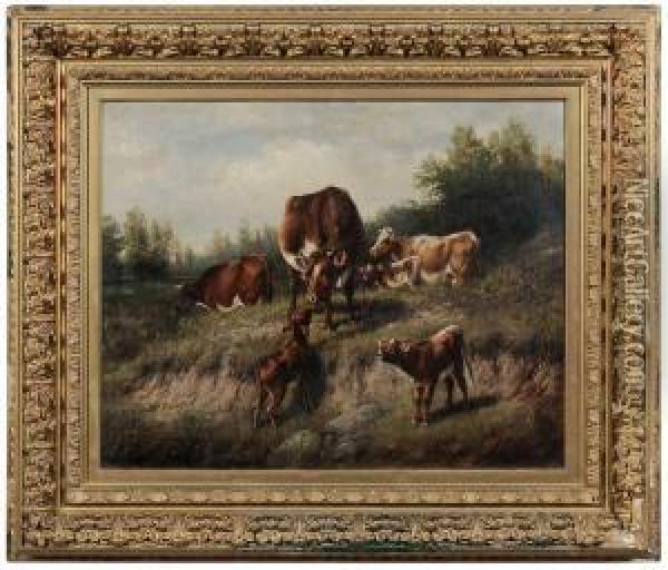 Motherly Solicitude Oil Painting - Arthur Fitzwilliam Tait