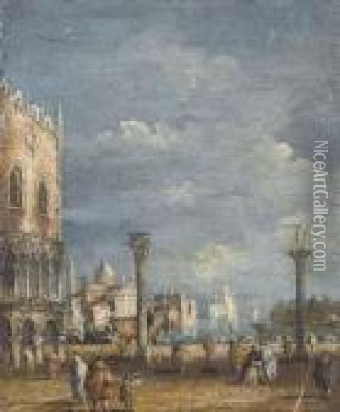 Die Piazzetta San Marco In Venedig Oil Painting - Francesco Guardi