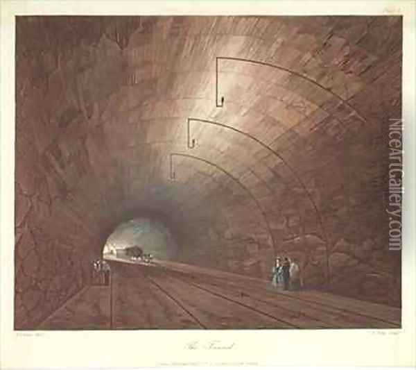 The Tunnel 2 Oil Painting - Thomas Talbot Bury