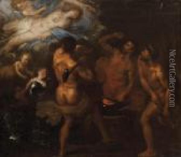 La Fucina Di Vulcano Oil Painting - Peter Paul Rubens