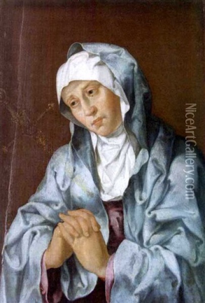 La Vierge De Douleur Oil Painting - Jan Van Scorel