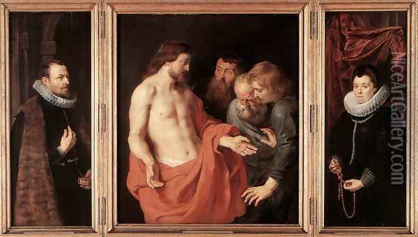 The Incredulity Of St Thomas Oil Painting - Peter Paul Rubens