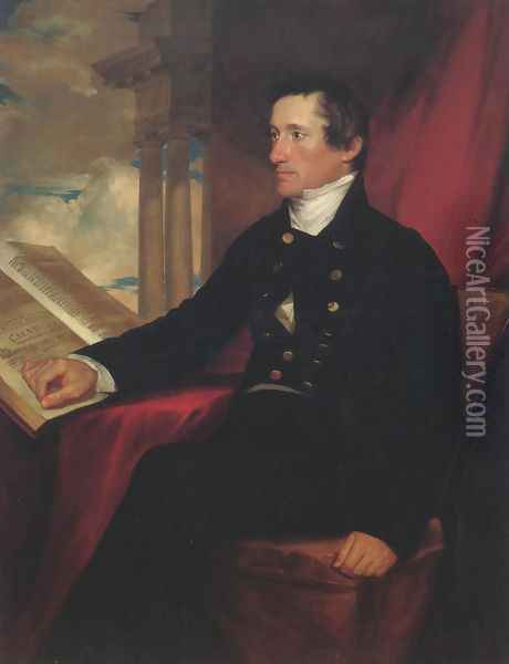 Colonel William Drayton 1818 Oil Painting - Samuel Finley Breese Morse