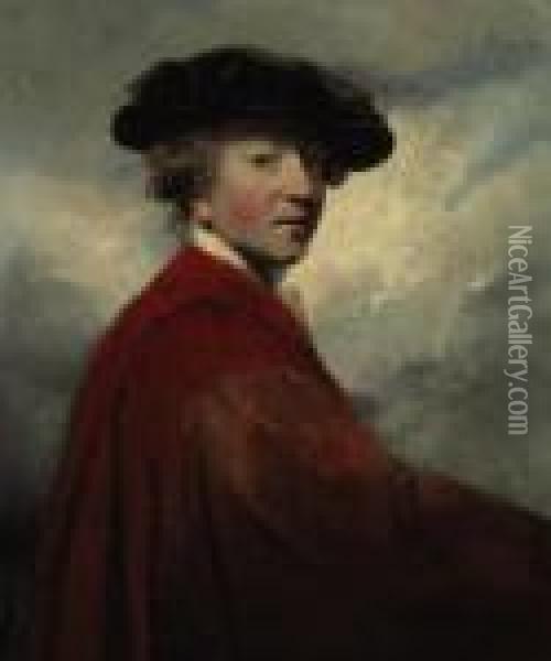 Portrait Of The Artist Oil Painting - Sir Joshua Reynolds