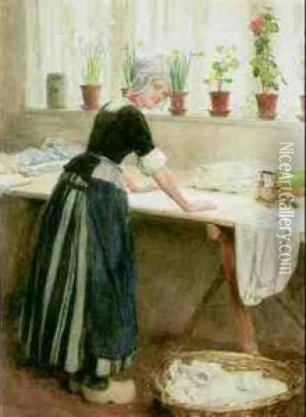 Come And Help Oil Painting - William Henry Margetson