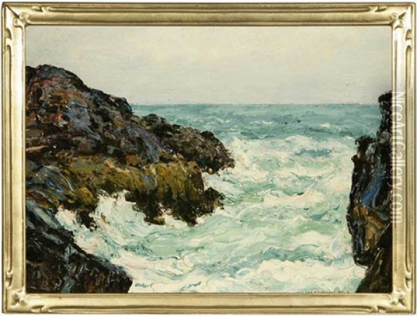Storm Tide Oil Painting - William Ottis Swett Jr.