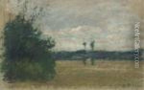 Paysage Oil Painting - Camille Pissarro