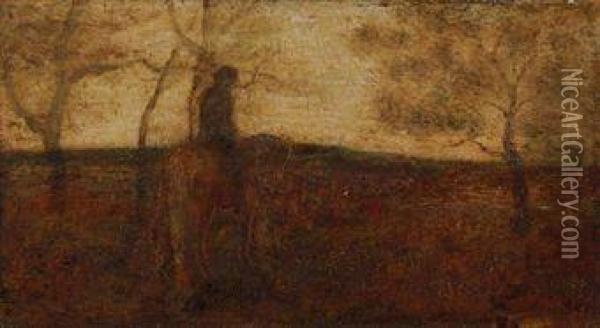 The Lone Horseman Oil Painting - Albert Pinkham Ryder