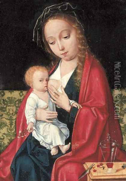 The Virgin and Child Oil Painting - Joos Van Cleve