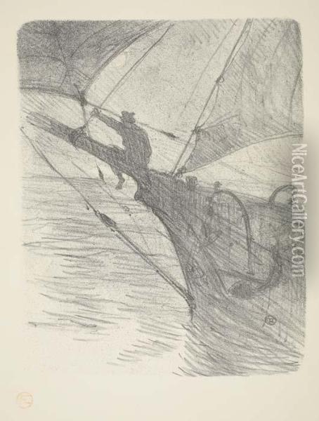 Oceano Nox Oil Painting - Henri De Toulouse-Lautrec