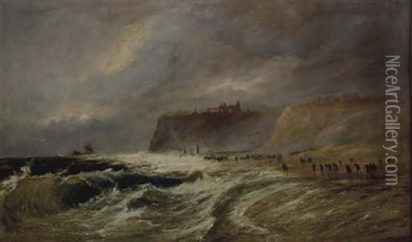 Stormy Waters Oil Painting - John Callow