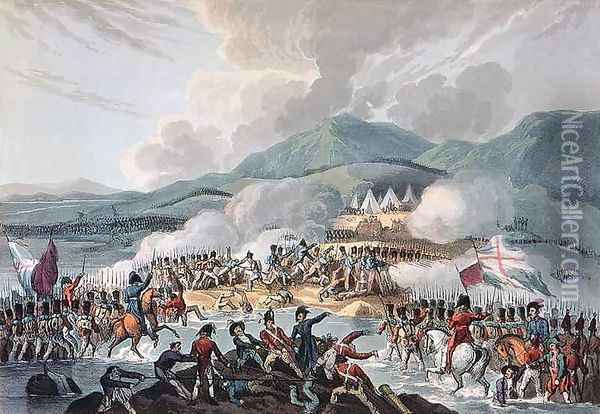 Battle of the Bidassoa Oil Painting - William Heath