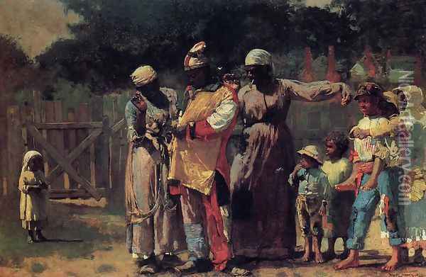The Carnival (or Dressing for the Carnival) Oil Painting - Winslow Homer
