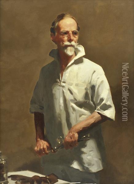 Portrait Of Dr Julian Smith Oil Painting - William Beckwith Mcinnes