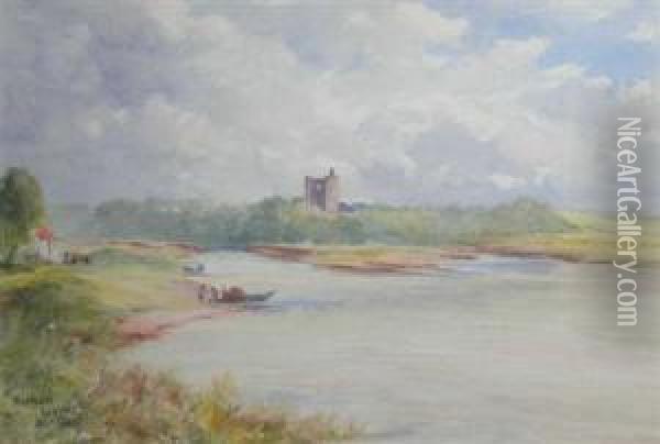 Norham Castle Oil Painting - John Blair