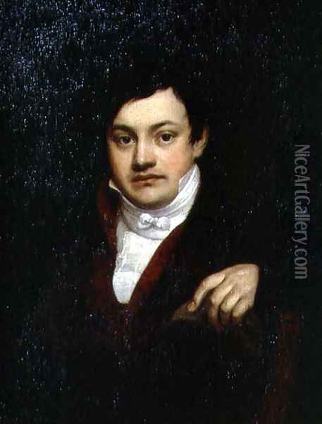 Portrait of Ivan Vasilievich Kusov 1750-1819 Oil Painting - Orest Kiprensky