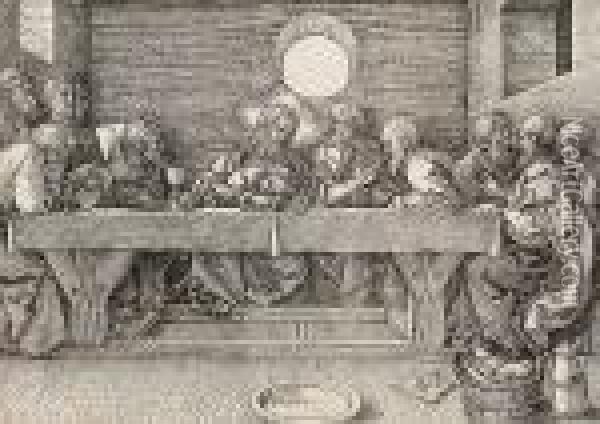 The Last Supper (bartsch Wc 53) Oil Painting - Albrecht Durer