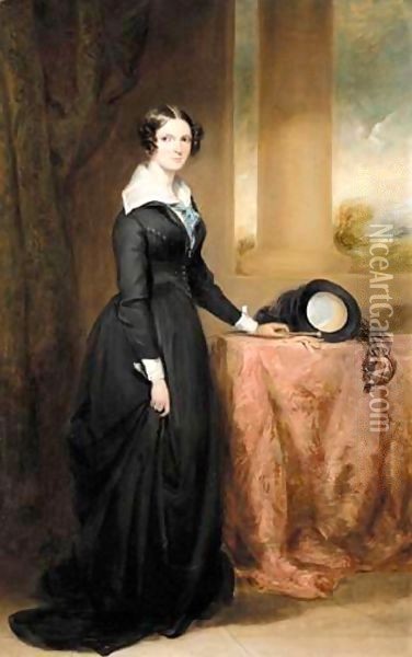 Portrait Of Margaret Henry (1809-1890) Oil Painting - Sir Francis Grant