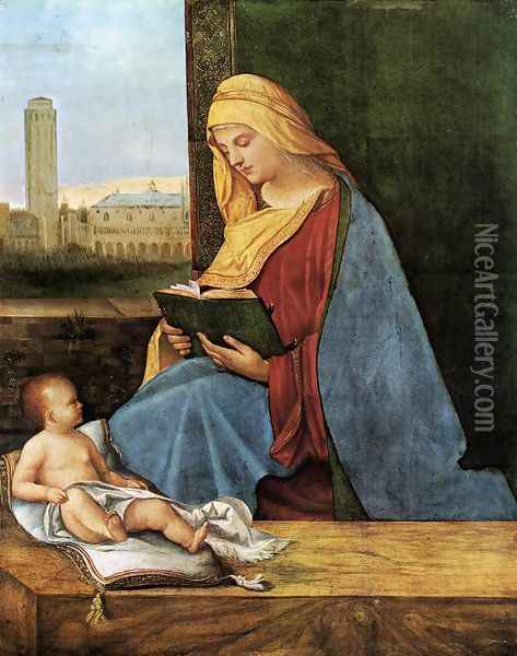 The Reading Madonna Oil Painting - Giorgione