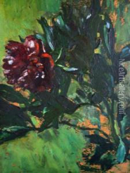 Flowering Branch Oil Painting - Alexander Karl Fr. Von Otterstedt