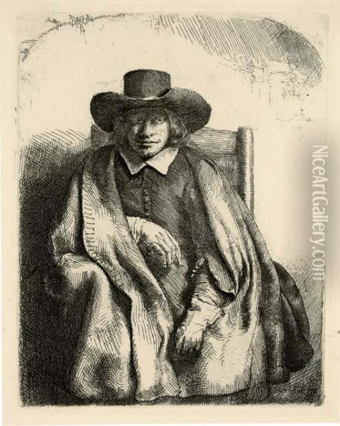 Clement De Jonghe (b., Holl. 272; H. 251) Oil Painting - Rembrandt Van Rijn