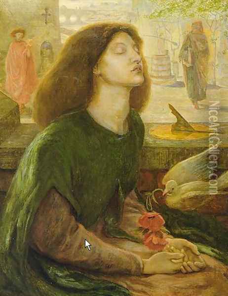 Beata Beatrix I Oil Painting - Dante Gabriel Rossetti