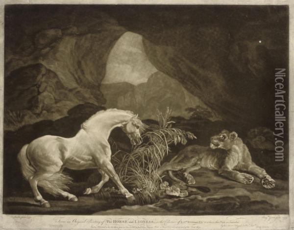 The Horse And The Lioness Oil Painting - Benjamin Green