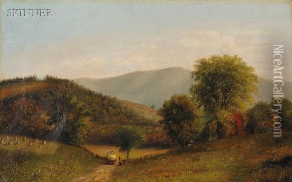 Landscape Scene Oil Painting - Robert Spear Dunning
