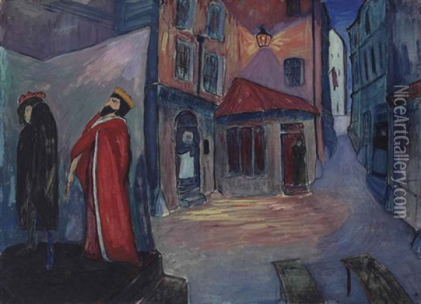 In Die Nacht Hinein Oil Painting - Marianne von Werefkin