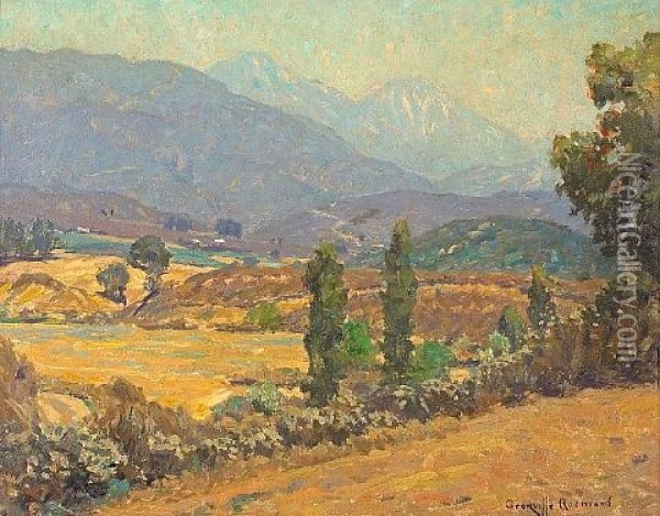 A View Of Mt. Baldy Oil Painting - Granville S. Redmond