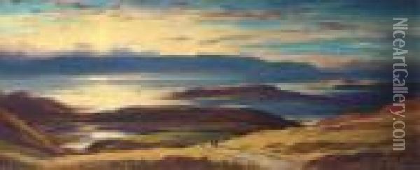 The Firth Of Clyde Oil Painting - David Young Cameron