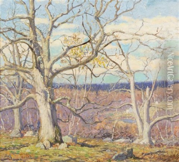 Branching Tracery Oil Painting - Wilson Henry Irvine