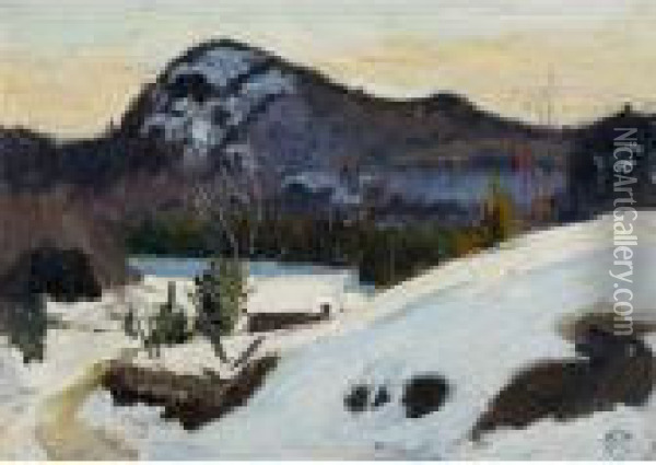 Near Lilly Lake, St. Jovite Oil Painting - Maurice Galbraith Cullen