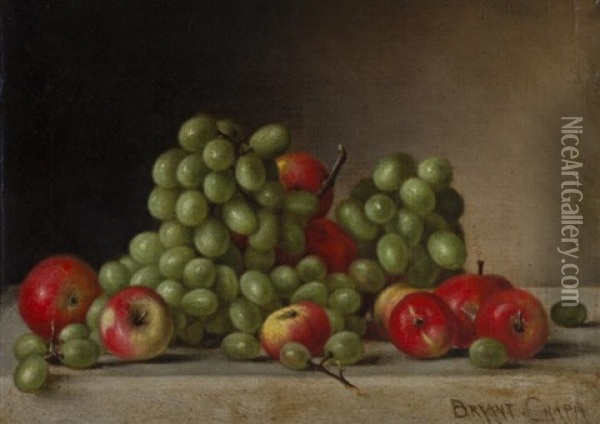 Still Life With Grapes And Apples Oil Painting - Bryant Chapin