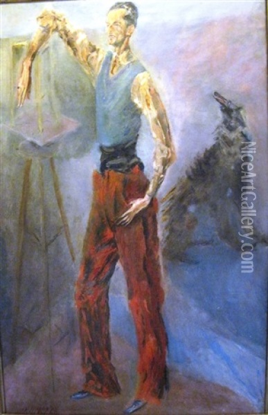 La Magdalena Arrepentida Oil Painting - Alexis Paul Arapov