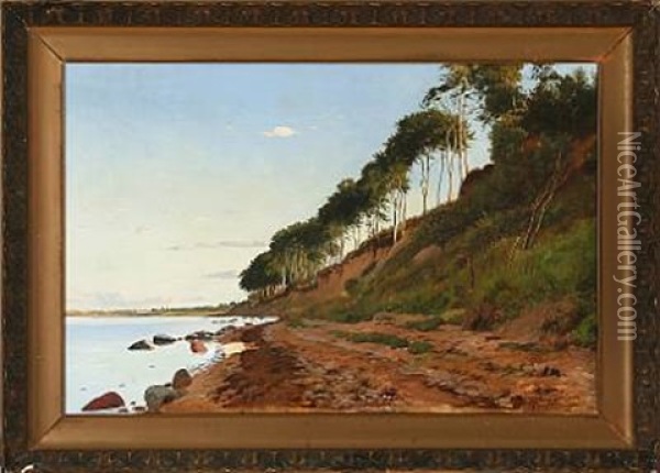 Coastal Scene Oil Painting - Carl Carlsen