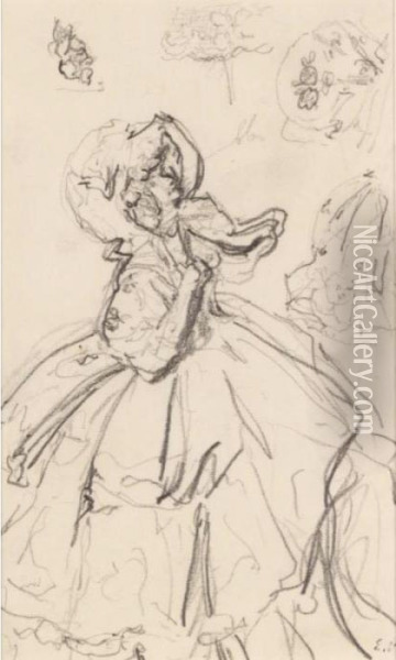 Etude Pour La Comedie Classique Oil Painting - Jean-Edouard Vuillard