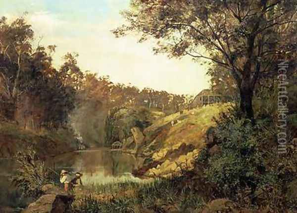 The Yarra Studley Park Oil Painting - Frederick McCubbin