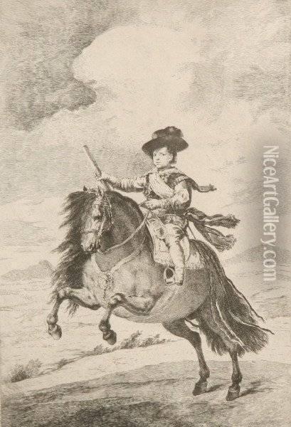 Baltasar Carlos Oil Painting - Francisco De Goya y Lucientes