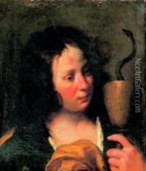 San Giovanni Evangelista Oil Painting - Bernardo Strozzi