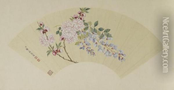 Spring Flowers Oil Painting - Zou Yigui