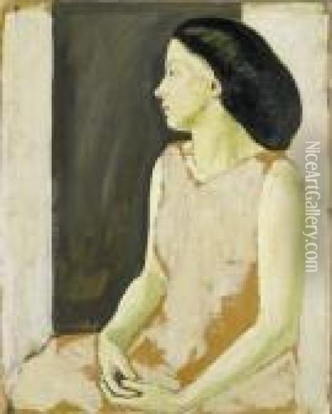 Portrait Of Jeanne Charles Oil Painting - Ferdinand Hodler