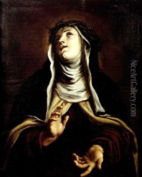 Sainte Claire Oil Painting - Sebastiano Ricci