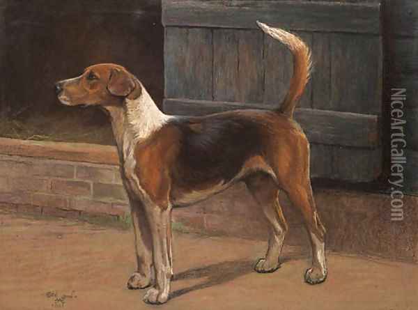 Stormer Oil Painting - Cecil Charles Aldin