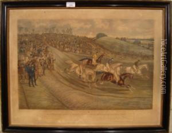Hand Coloured Engraving (drawn And Engraved) Oil Painting - Charles Hunt