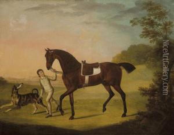 Rib, Bred By Mr Curwen Oil Painting - J. Francis Sartorius