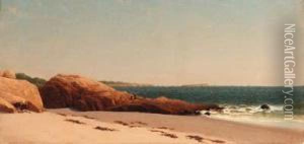 Manchester Beach, Massachusetts Oil Painting - Sanford Robinson Gifford