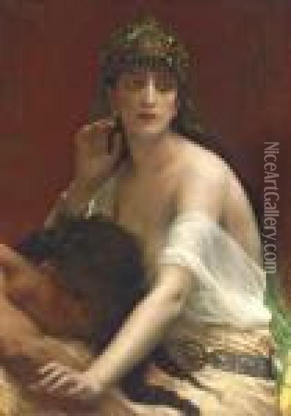 Samson And Delilah Oil Painting - Alexandre and Jourdan, Adolphe Cabanel
